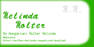 melinda molter business card